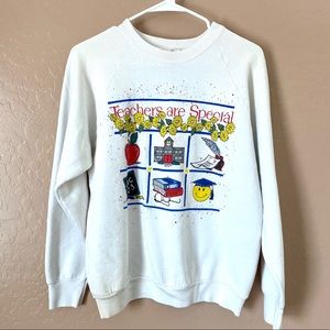 Vintage teacher crewneck sweater
